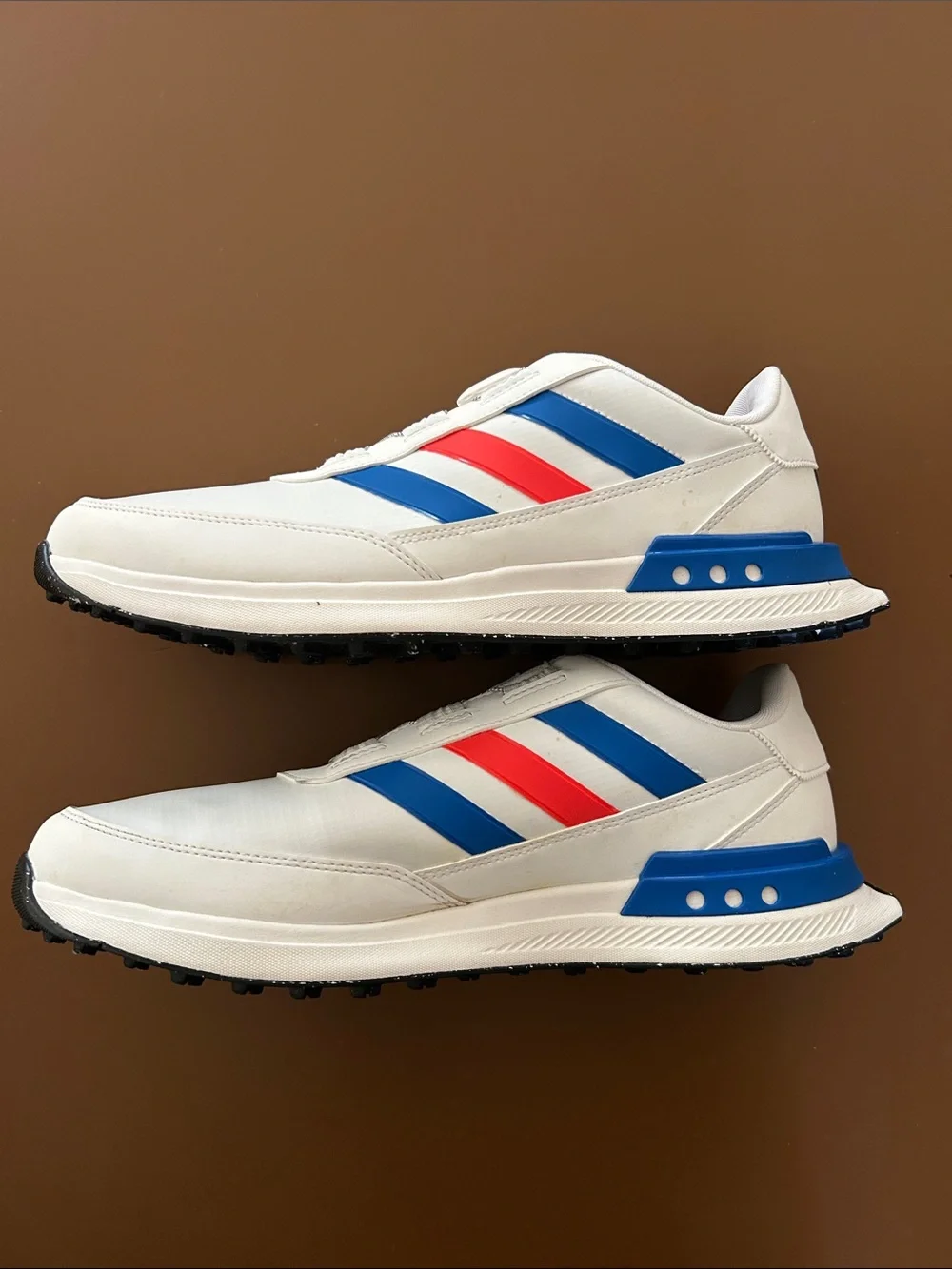 Adidas S2G Spikeless BOA 24 Men’s Golf Shoes White Royal Red